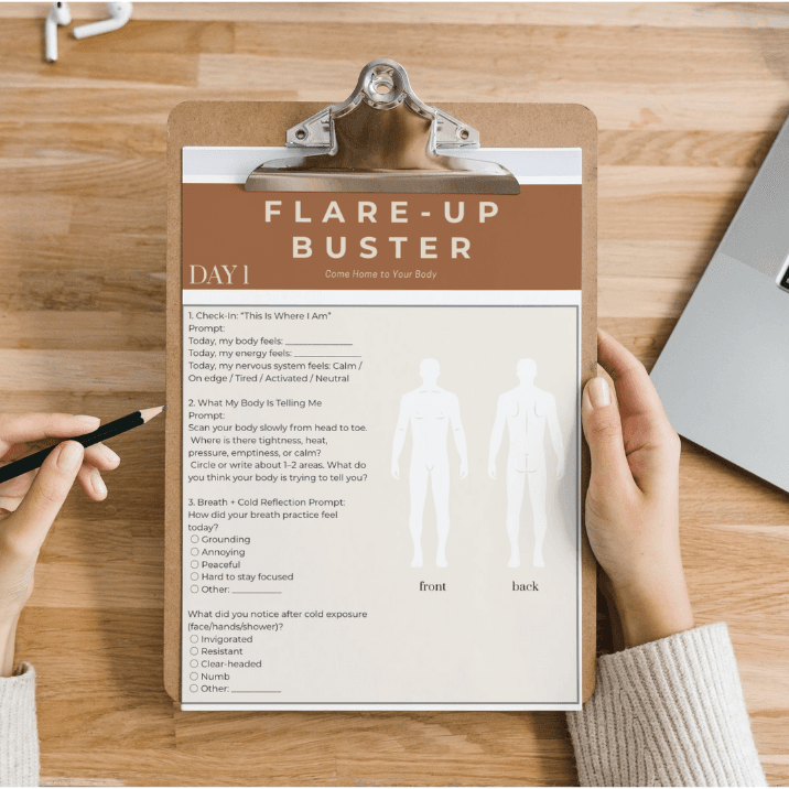 31-Page Tracker to Help You Spot Flare Triggers, See Progress, and Stay Motivated as You Heal